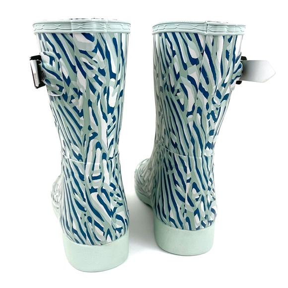 Hunter Original Coral Print Short Rain Boot - Picture 5 of 8